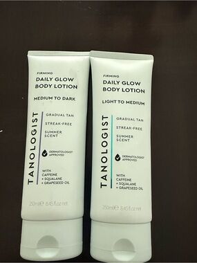 Tanologist Daily Glow Body Lotion Duo - Mint Tubes